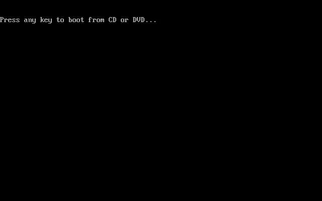 Boot komputer dari media installer