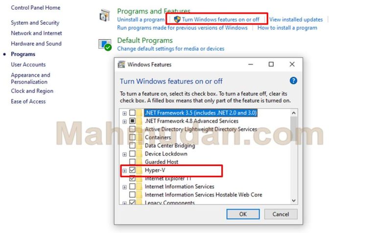 3 Cara Mengaktifkan Hyper-V Di Windows 10/11 Dengan Mudah