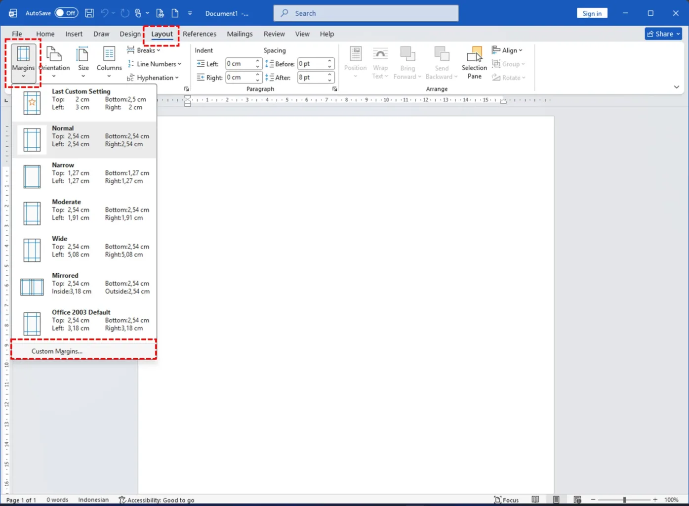 memilih-custom-margin