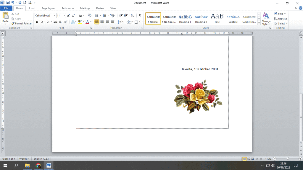 How to Change the Size and Position of an Image in Word 1 Cara Ubah Ukuran dan Posisi Gambar dalam Word