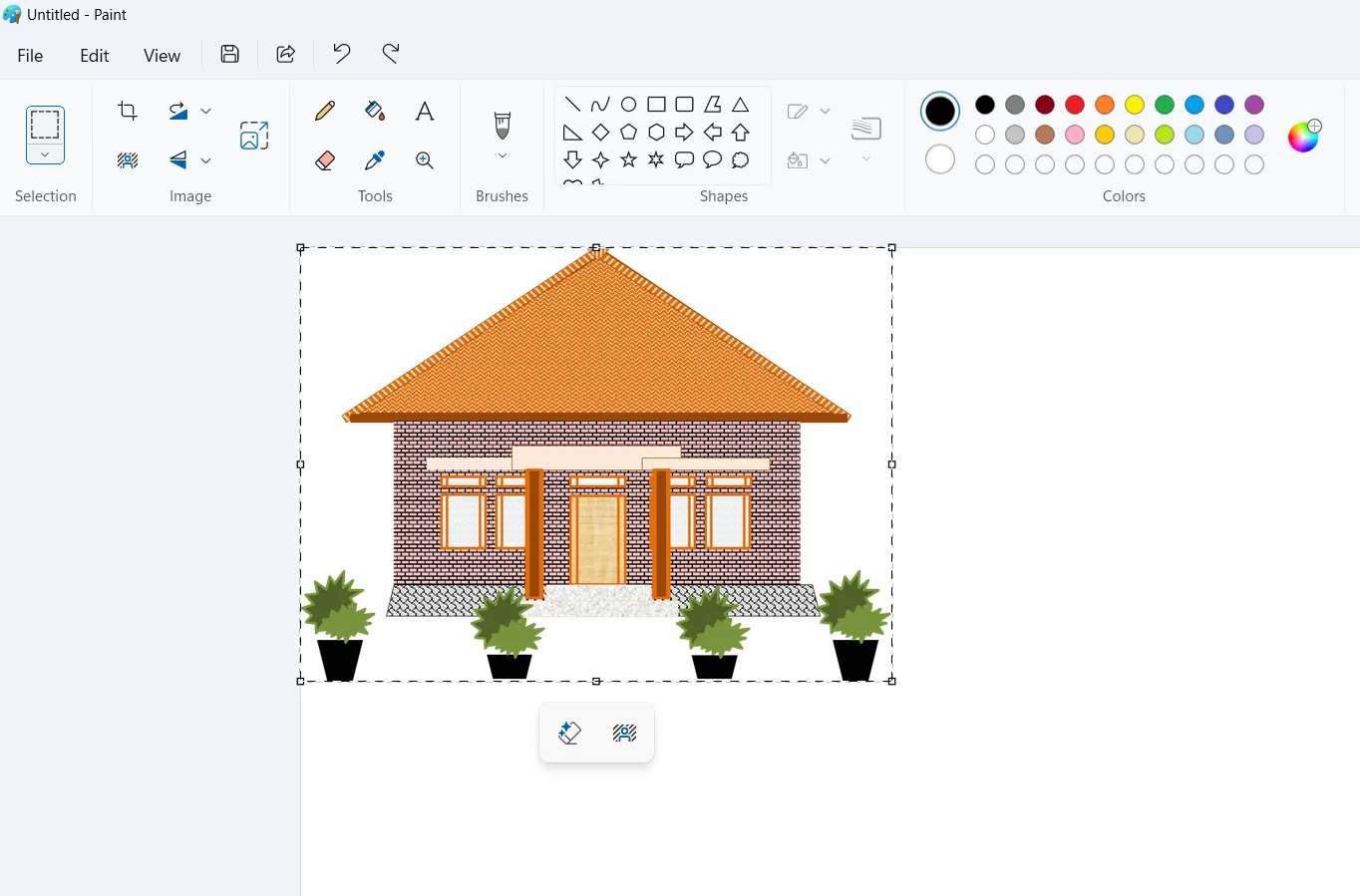 tempel pada aplikasi Paint