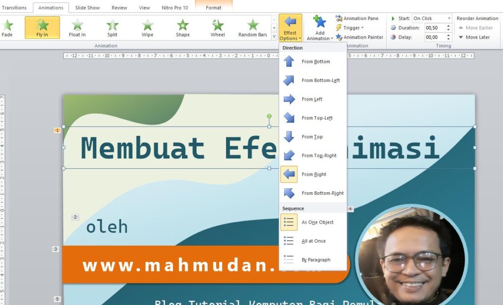 Panduan Membuat Animasi Di PowerPoint - 5 Praktik Dasar