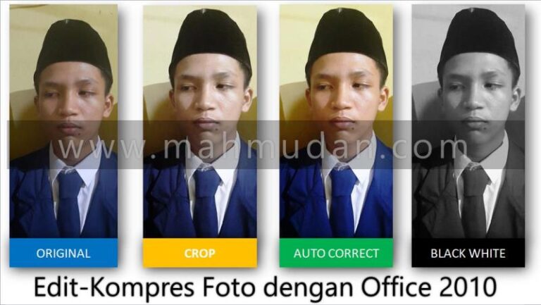 Cara Mudah Kompres Foto Atur Kecerahan Foto Dengan Office 2010