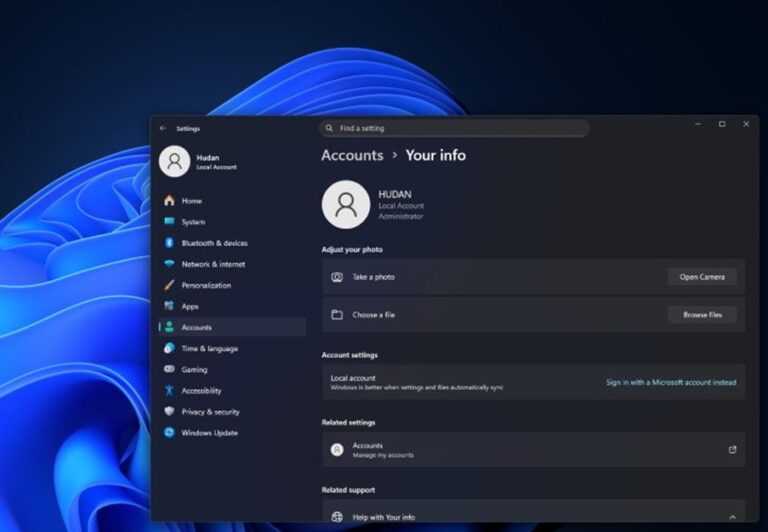 mengganti nama pengguna lokal