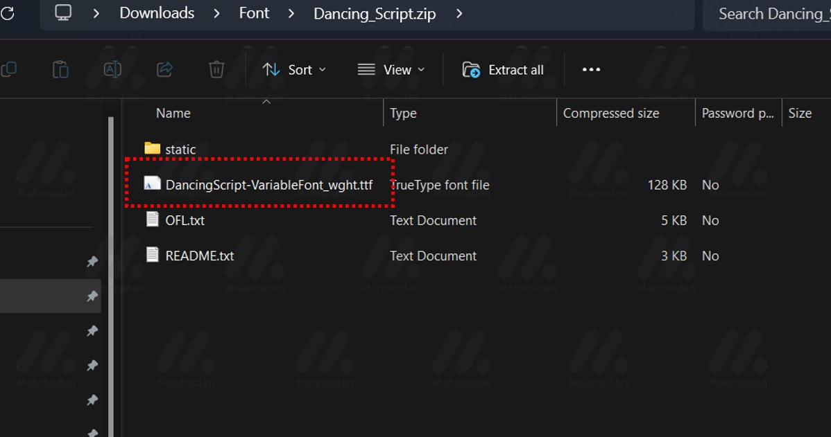 Cara Menambah Font Tulisan Tangan di Word - 6 Langkah Mudah 5 membuka file font