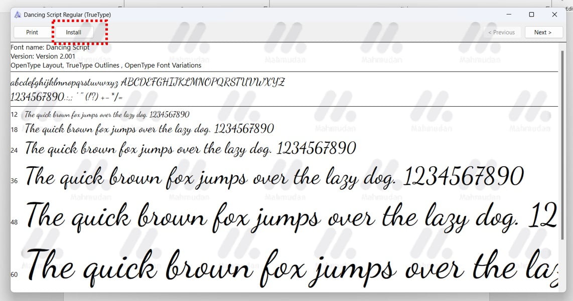 Cara Menambah Font Tulisan Tangan di Word - 6 Langkah Mudah 6 instal font