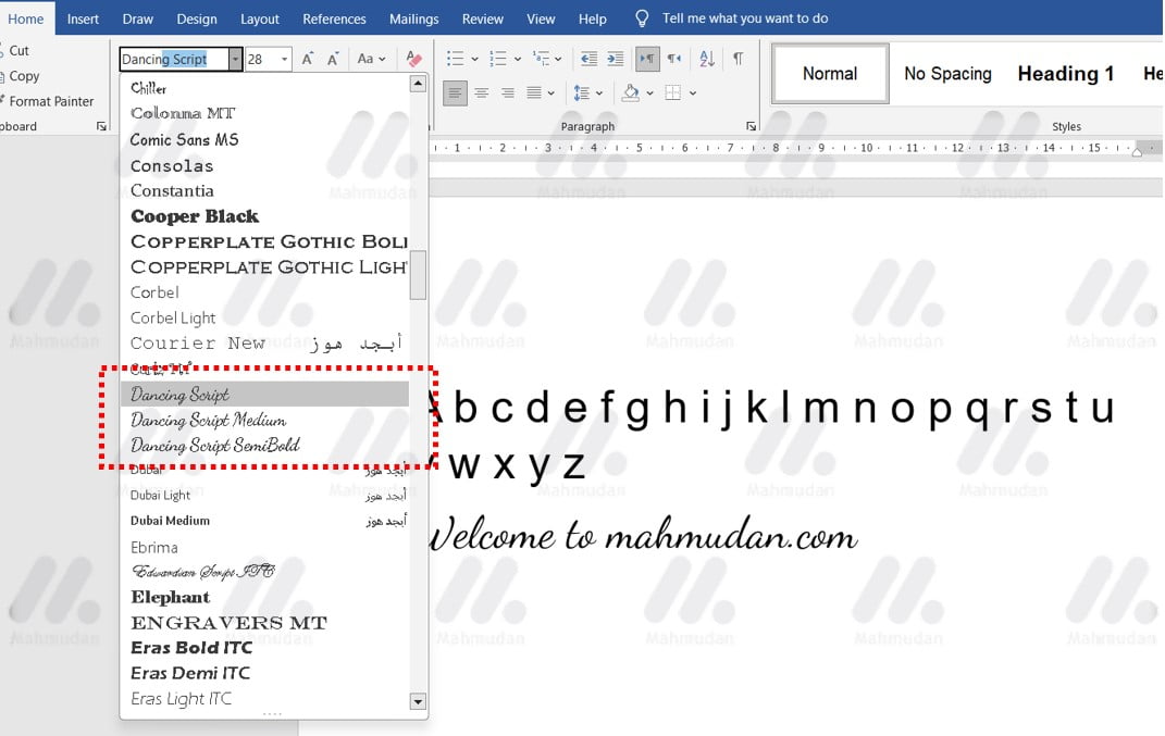 Cara Menambah Font Tulisan Tangan di Word - 6 Langkah Mudah 7 menggunakan font tulisan tangan di word