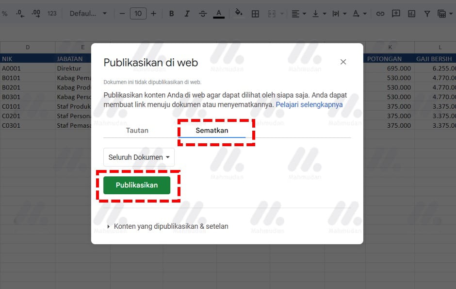 Tricks to display Excel Tables on Web Pages - 6 Practical Steps 5 sematkan file