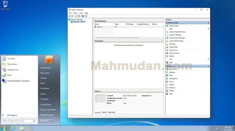 hyper-v pada Windows 7