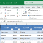 cara membuat rumus di Excel