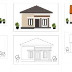 Gambar Rumah Simpel Gratis - 6 Bahan Mewarnai Anak TK 3 gambar rumah simpel bahan mewarnai untuk anak sekolah TK dan PAUD