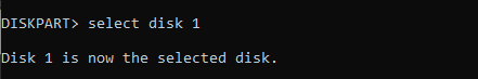 Cara membuat media USB Bootable Windows untuk Sistem UEFI 4 pilih disk