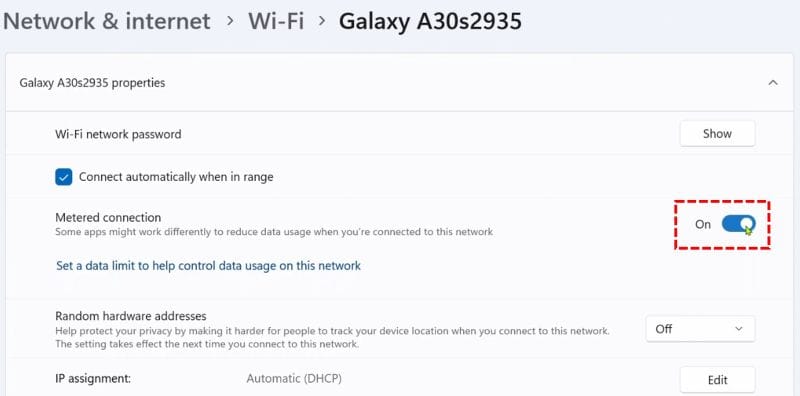 Saving Internet Data in Windowseterwithneceasy steps menghemat data internet dengan aktifkan metered connection