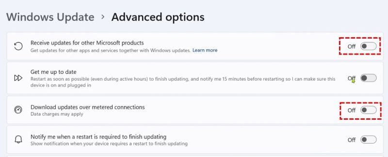 Saving Internet Data in Windowsternwithaaheasy steps optimalkan opsi update untuk menghemat data internet