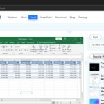 tabel excel di halaman web