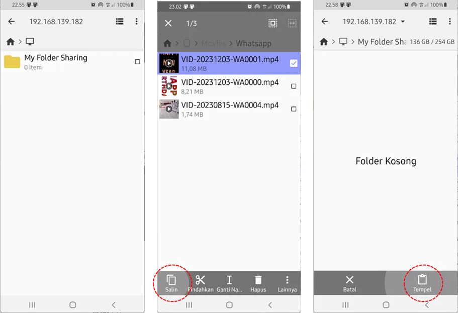 transfer data dari PC ke HP tanpa kabel