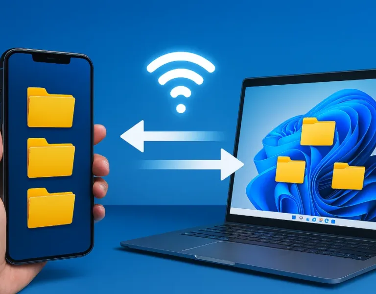 Cara Mudah Transfer Data dari HP ke Laptop melalui WiFi