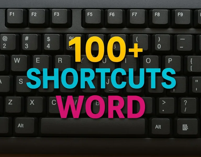 keyboard shortcut word